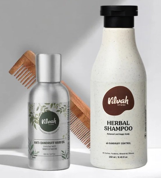 Vilvah Store Anti dandruff Combo