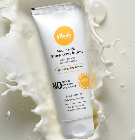 Vilvah Stores Melt In Milk Sunscreen SPF 50