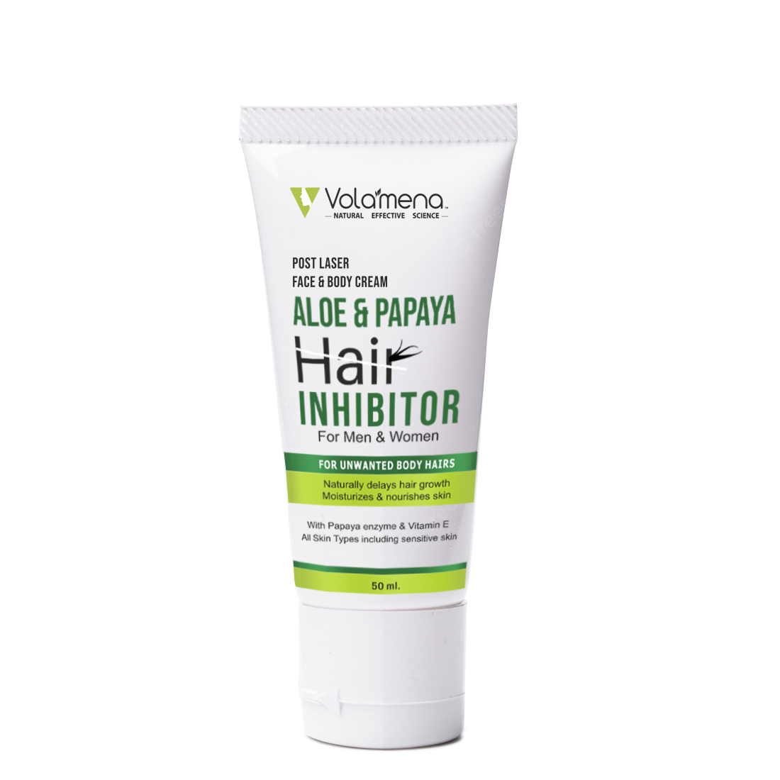 Volamena Aloe and papaya hair inhibitor cream