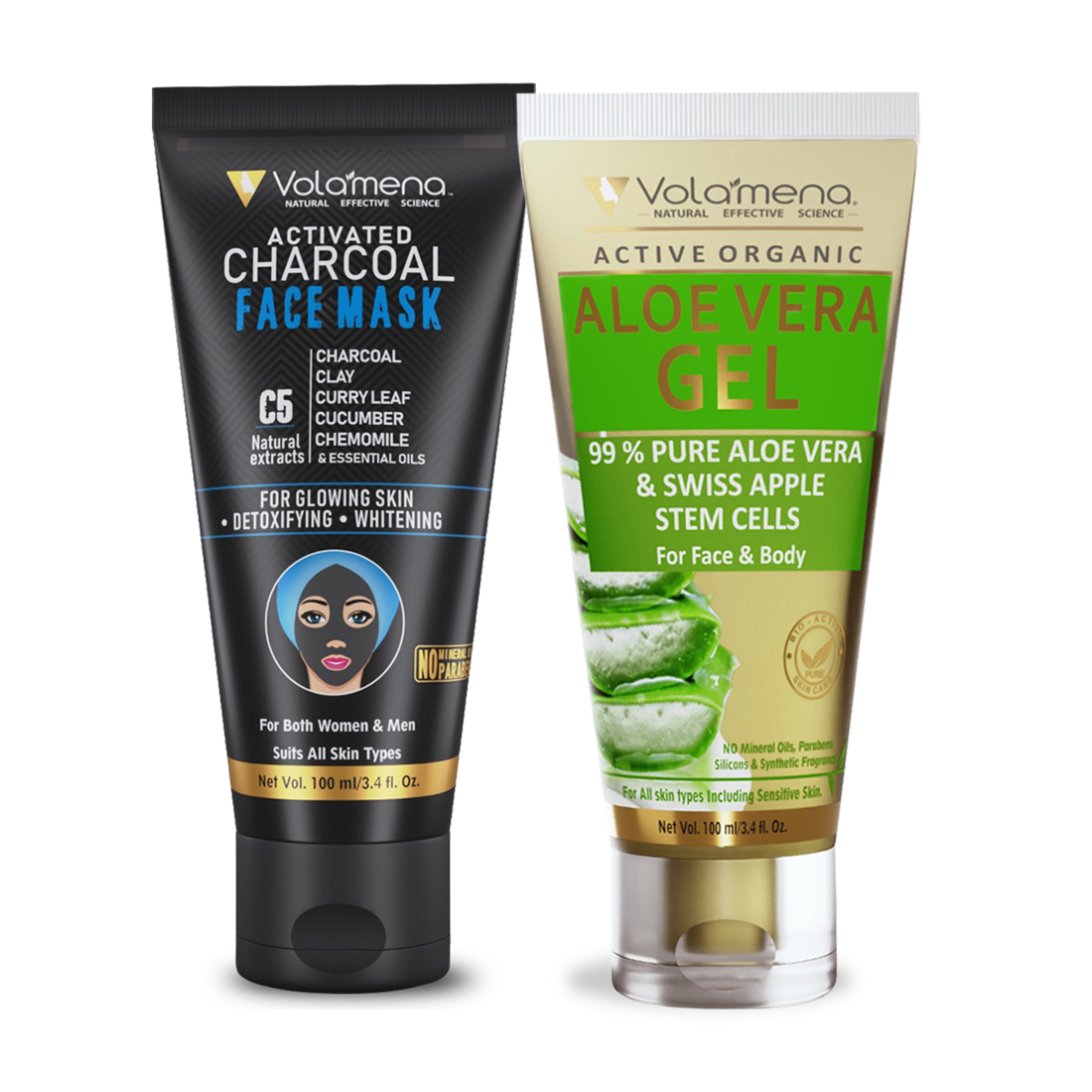 Volamena C5 Face Mask + Aloe Vera Gel