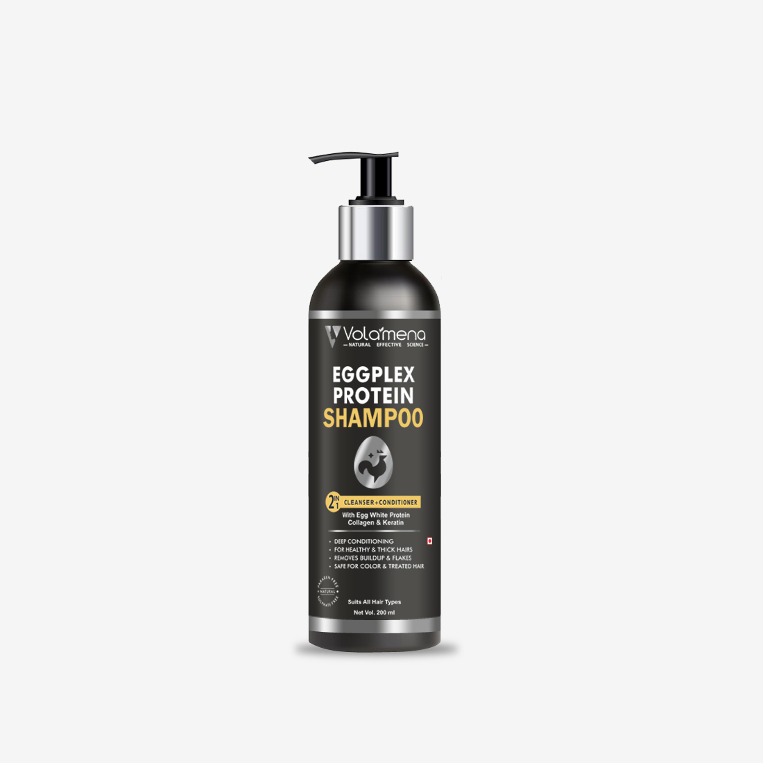 Volamena Egg White Protein 2 in 1 Shampoo