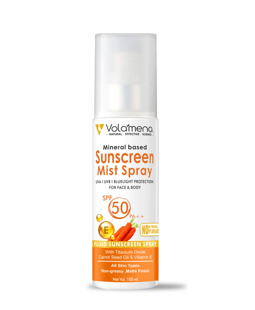 Volamena Mineral based sunscreen mist with SPF 50 ++ 