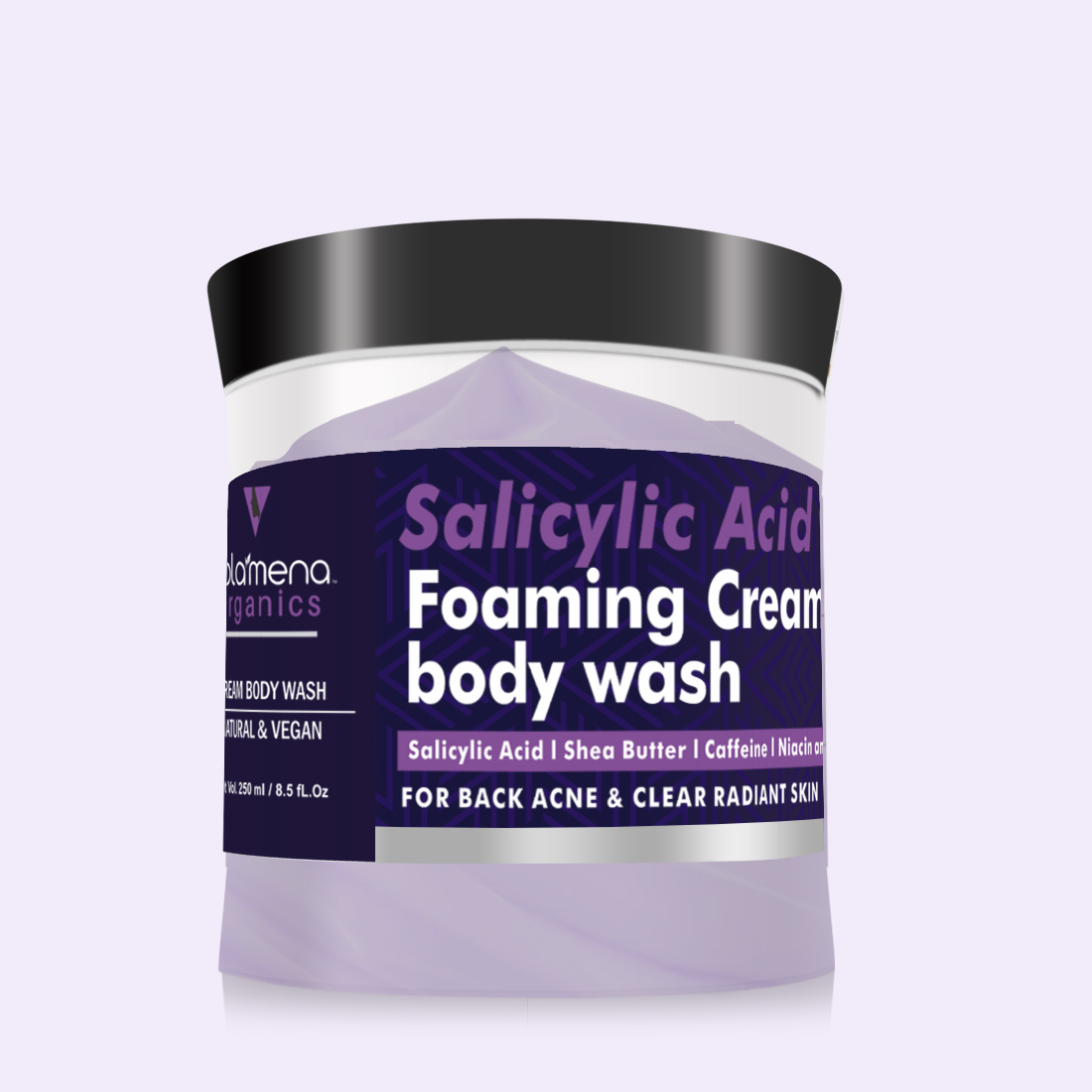 Volamena Organics Salicylic Acid Foaming cream Body wash 