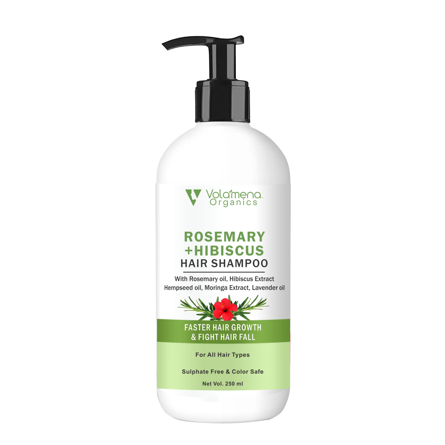 Volamena Rosemary + Hibiscus Hair Shampoo