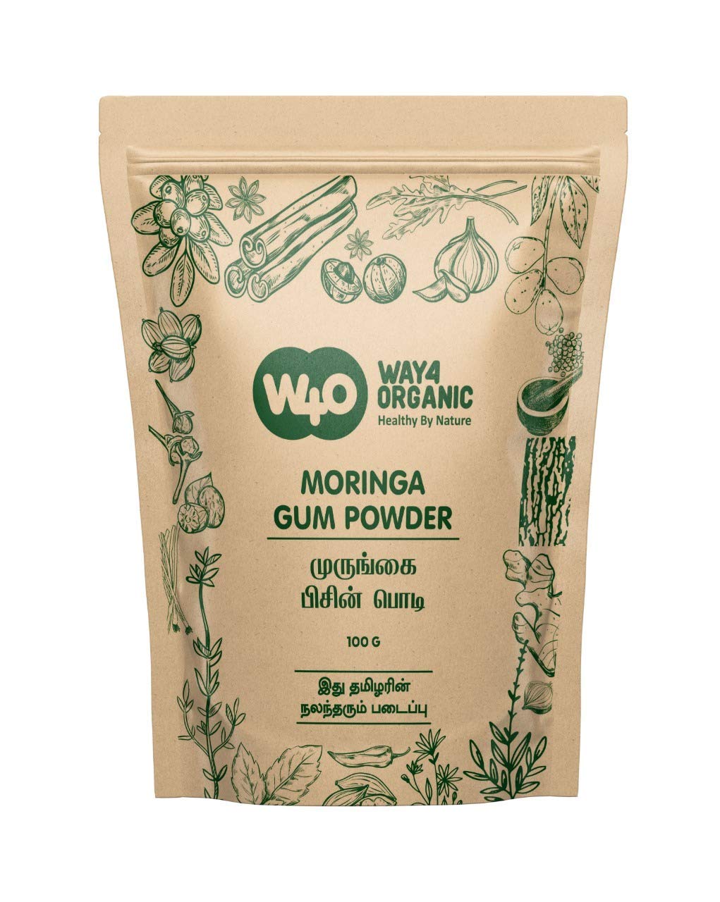 Way4Organic Moringa Gum Powder