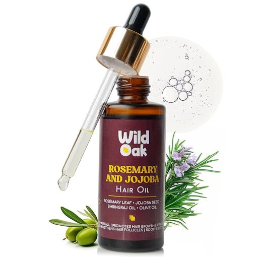 Wildoak Rosemary, Bhringraj & Jojoba Hair Oil