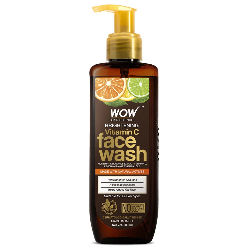 Organic Grocery USA Wow Skin Science Brightening Vitamin C Face Wash