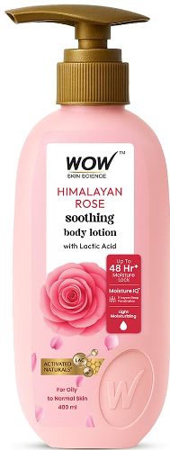 Wow Skin Science Himalayan Rose With Lactic Acid Body Lotion