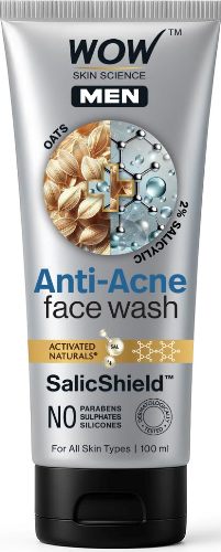 Wow Skin Science Oat Extract Salicylic Acid Anti Acne Face Wash