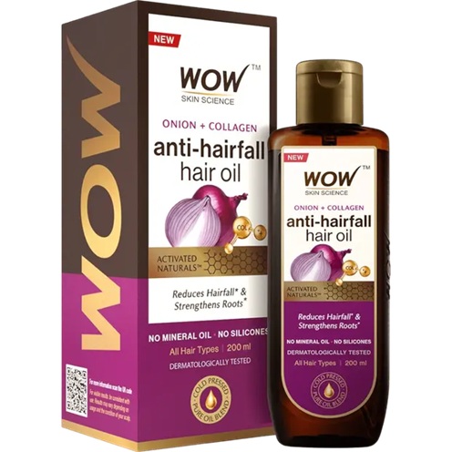 Wow Skin Science Onion Anti-Hairfall Oil with Collagen