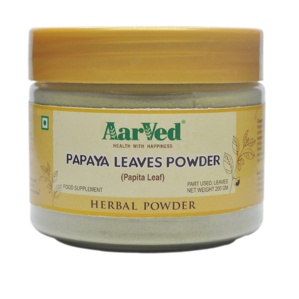 AarVed Papaya Leaf Powder