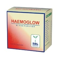 SBL Homeopathy Haemoglow Capsules Potent Blood Purifier