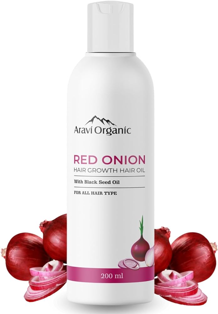 Aravi Organic Red Onion Black Seed Hair Oil