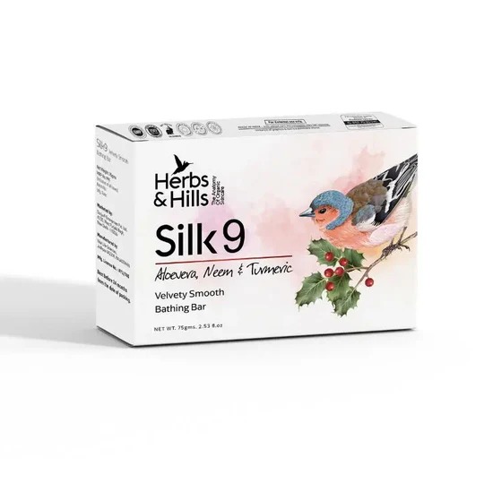 Herbs And Hills Silk9 Velvety Smooth Bathing Bar