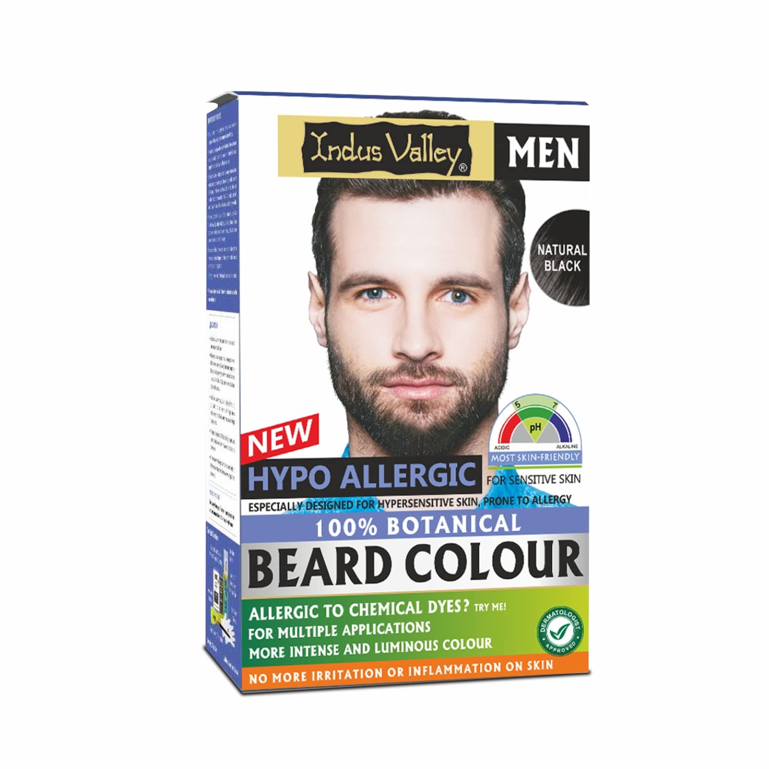 indus valley Hypo Allergic Beard Colour