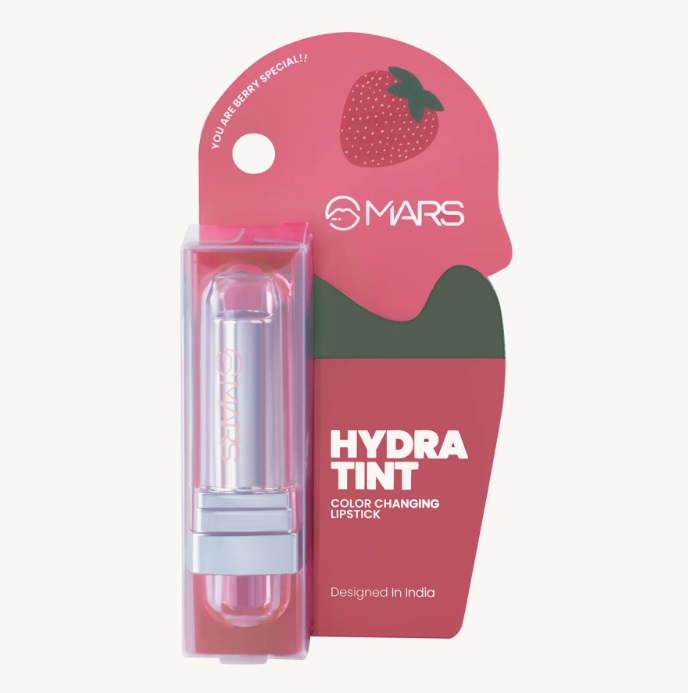 Mars Hydra Tint Color Changing Lipstick - 01-Strawberry