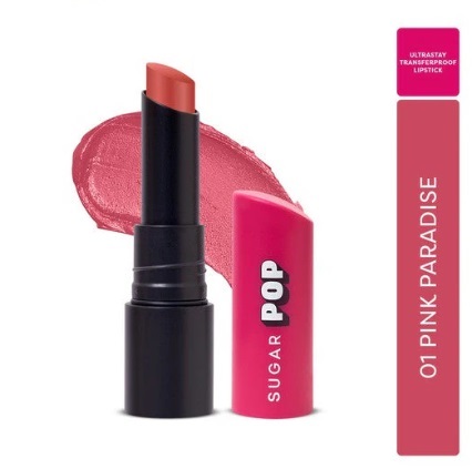 Sugar Cosmetics POP Ultrastay Transferproof Lipstick - 01 Pink Paradise