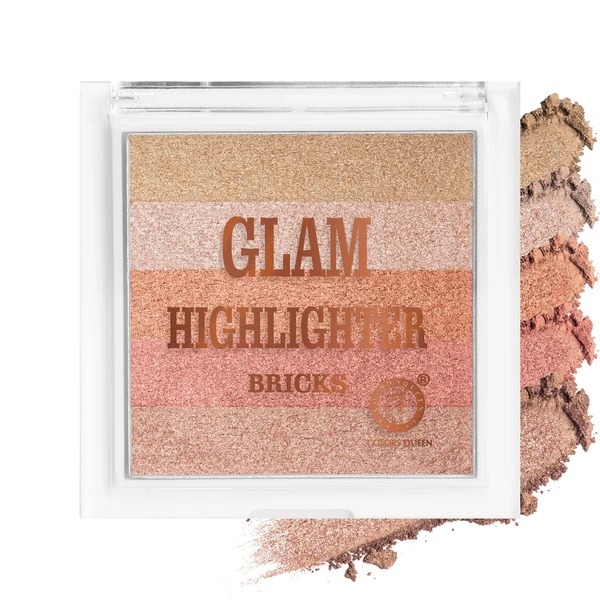Colors Queen Glam Highlighter Shimmer Brick GHB-04-02