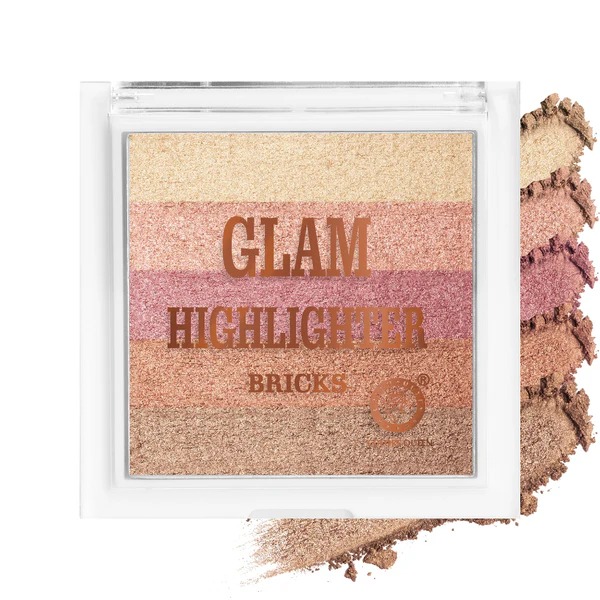 Colors Queen Glam Highlighter Shimmer Brick GHB-04-04