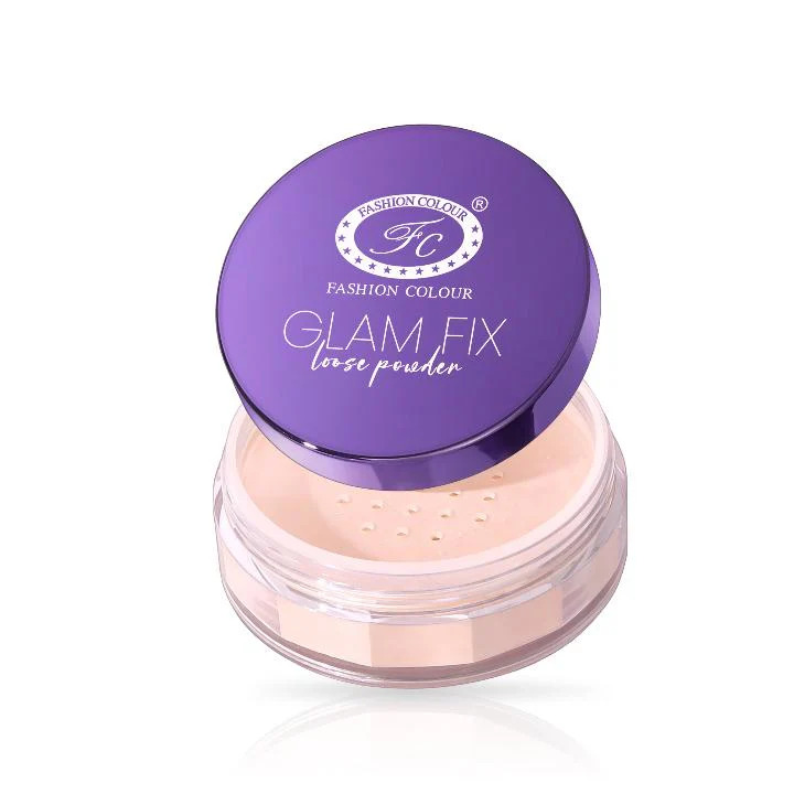 Fashion Colour Glam Fix Loose Powder For Face Makeup-Deep Medium