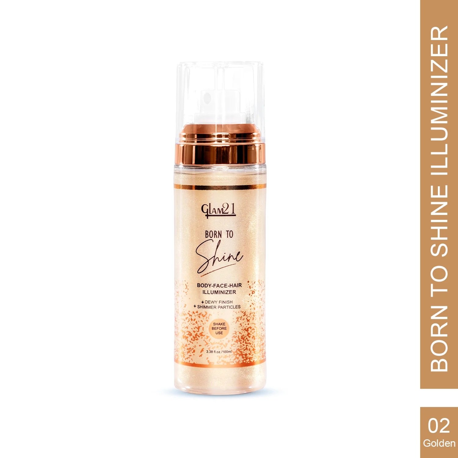Glam21 Born to Shine Illuminioser spray - Golden