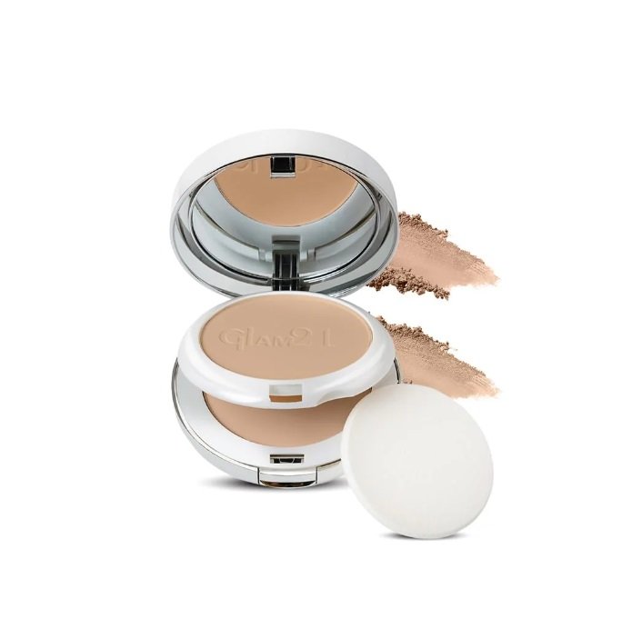 Glam21 HD Compact Powder - Matte Ivory