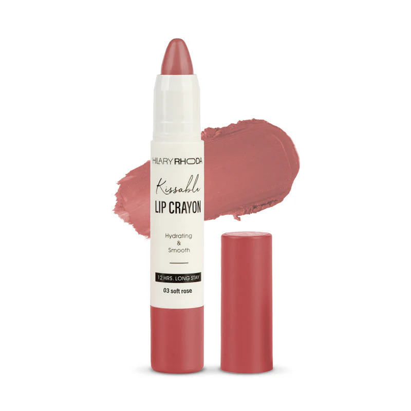 Hilary Rhoda Kissable Lip Crayon Soft Rose 03