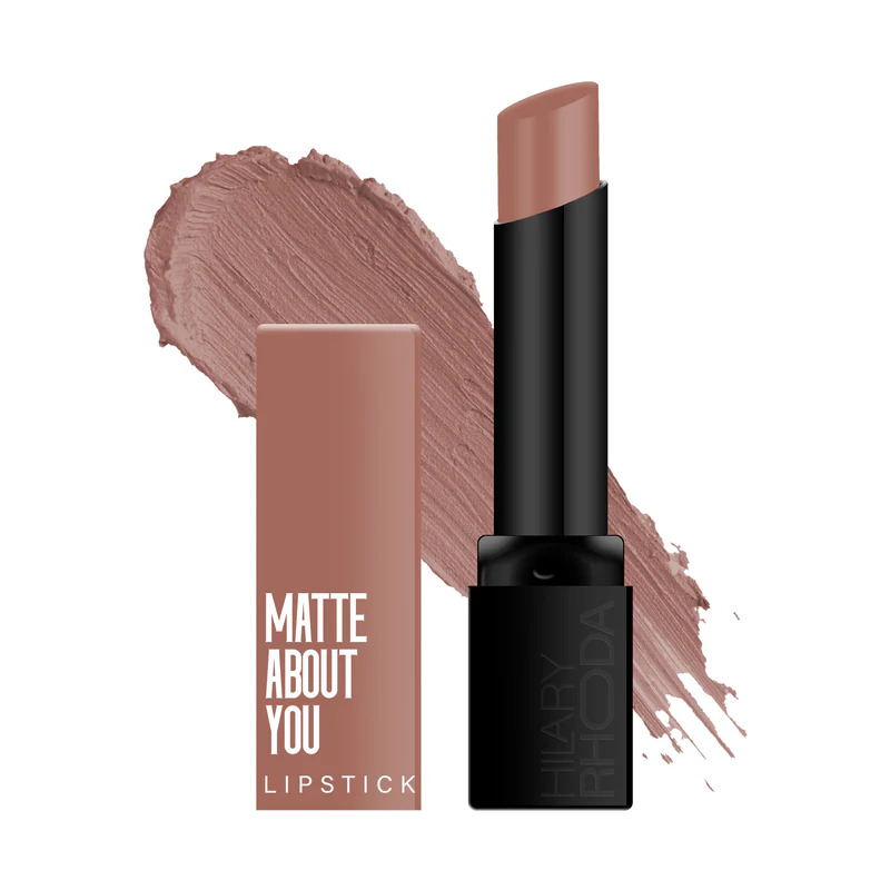 Hilary Rhoda Matte About You Lipstick Hazel Hug 02