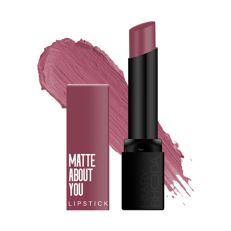 Hilary Rhoda Matte About You Lipstick Peach Pout 04