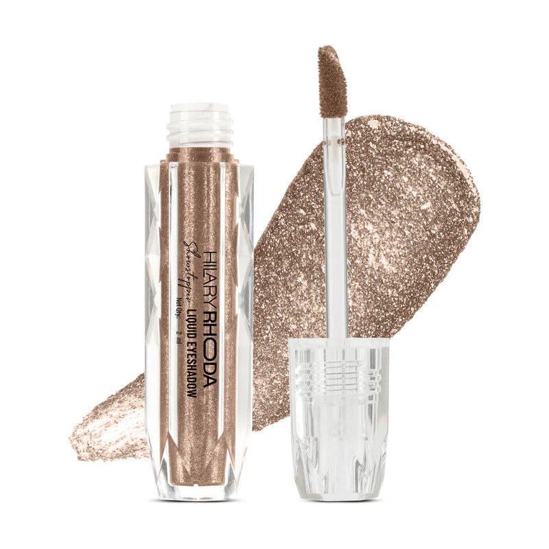 Hilary Rhoda Showstopper Liquid Eyeshadow Oxidised Silver