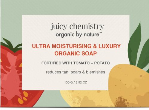 Juicy Chemistry Ultra-Moisturising & Luxurious Organic Soaps - Potato & Tomato