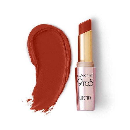 Lakme 9 to 5 Primer and Matte Lip Color MR3 Red Rust 3.6 grams