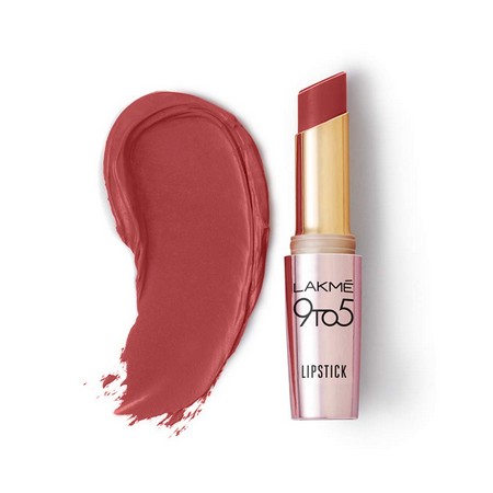 Lakme 9 to 5 Primer and Matte Lip Color MR4 Roseatte Red 3.6 grams