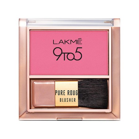 Lakme 9 To 5 Pure Rouge Blusher Pretty Pink 6 grams