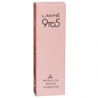 Lakme 9 to 5 Weightless Mousse Foundation Caramel 25 grams