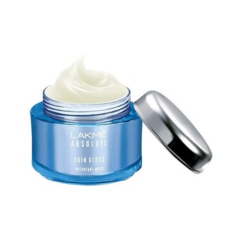 Lakme Absolute Skin Gloss Gel Creme Overnight Face Mask 50 grams