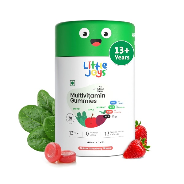 Little Joys Multivitamin Gummies Strawberry Flavour 13 + years