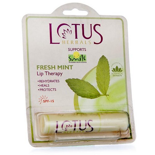 Lotus Herbals Lip Therapy SPF 15 Fresh Mint 4 grams