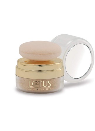 Lotus Herbals NATURALBLEND Translucent Loose Powder With Auto Puff SPF 15 Rogue Lustre 10 grams