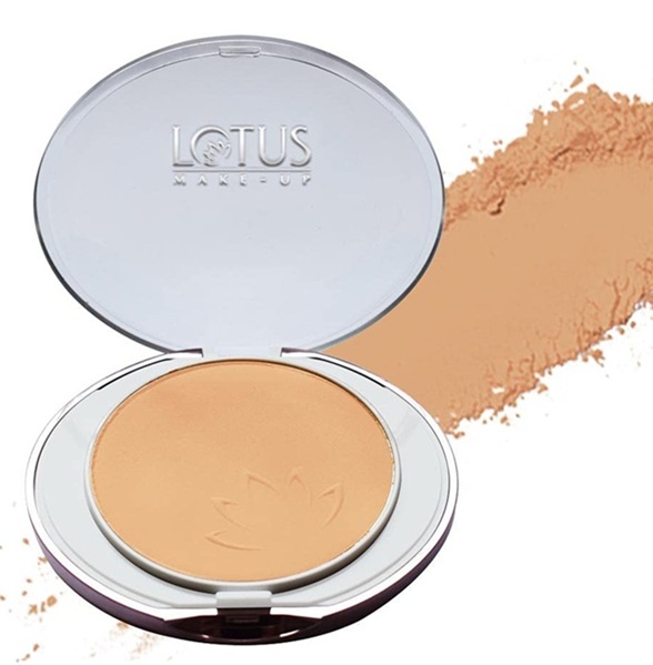 Lotus Make Up Ecostay Ideal Finish Pressed Powder Almond