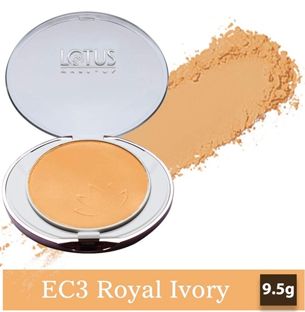 Lotus Make Up Ecostay Ideal Finish Pressed Powder Royal Ivory