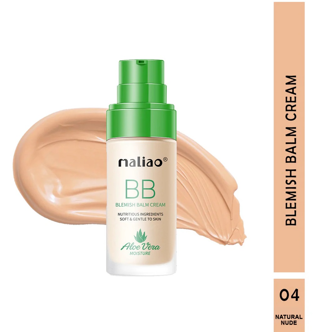 Maliao Aloe Vera BB Blemish Balm Foundation - Natural Nude