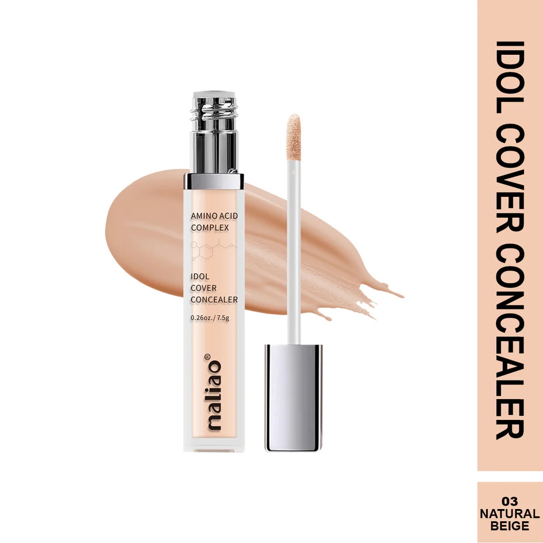 Maliao Amino Acid Complex Idol Cover Concealer - NATURAL BEIGE 302