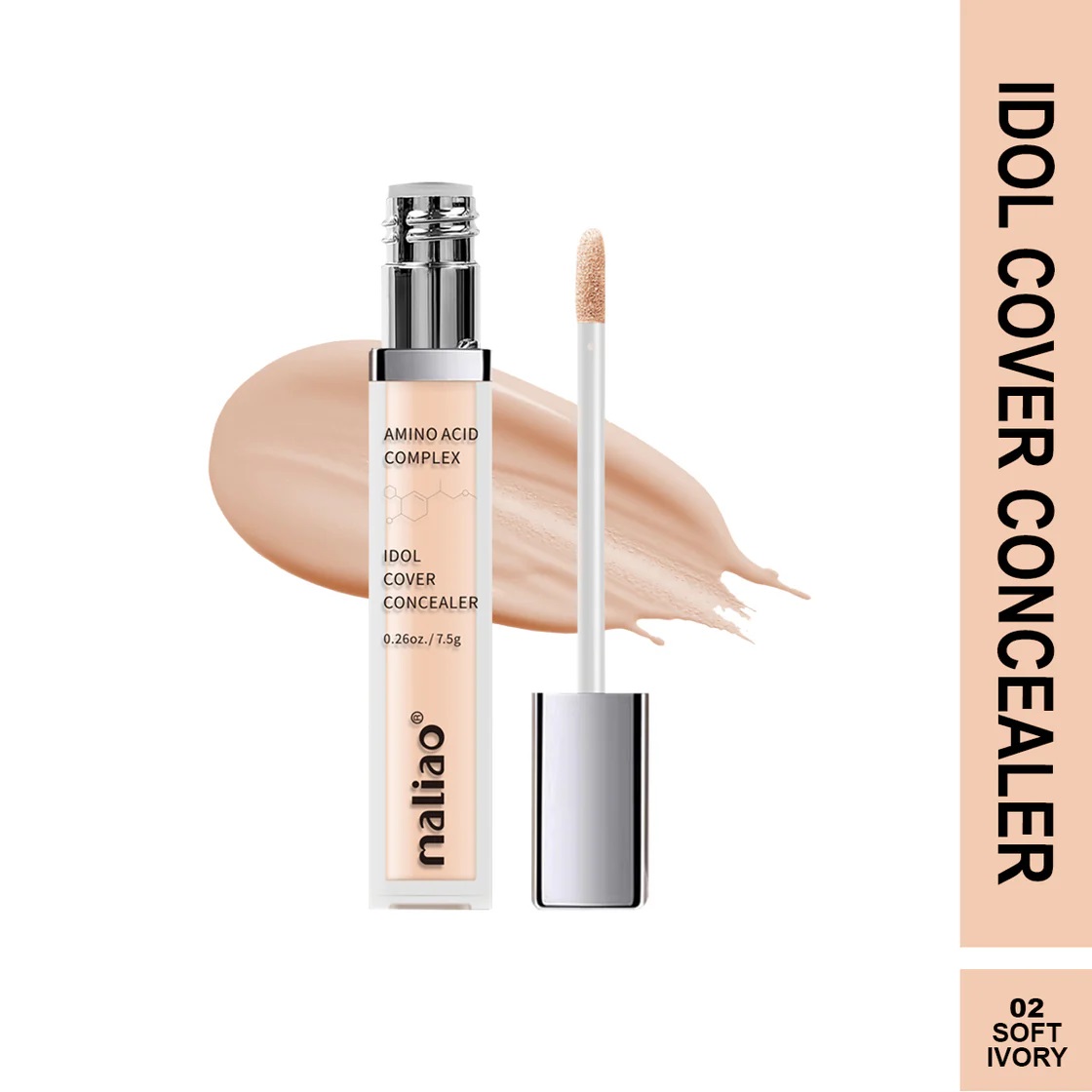 Maliao Amino Acid Complex Idol Cover Concealer - SOFT IVORY 302