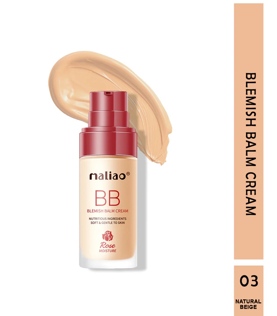 Maliao BB Blemish Balm Rose Moisture Foundation - Natural Beige