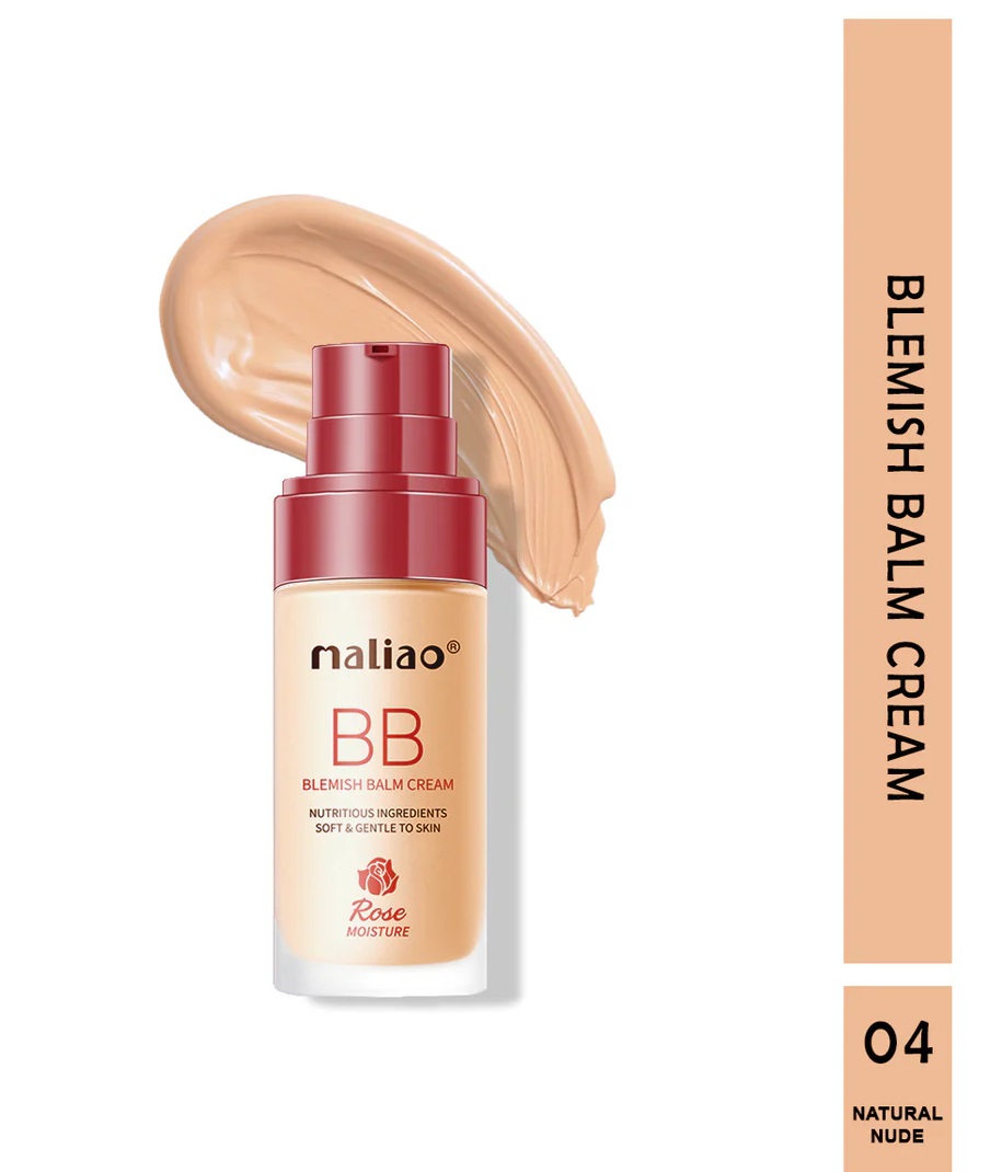 Maliao BB Blemish Balm Rose Moisture Foundation - Natural Nude