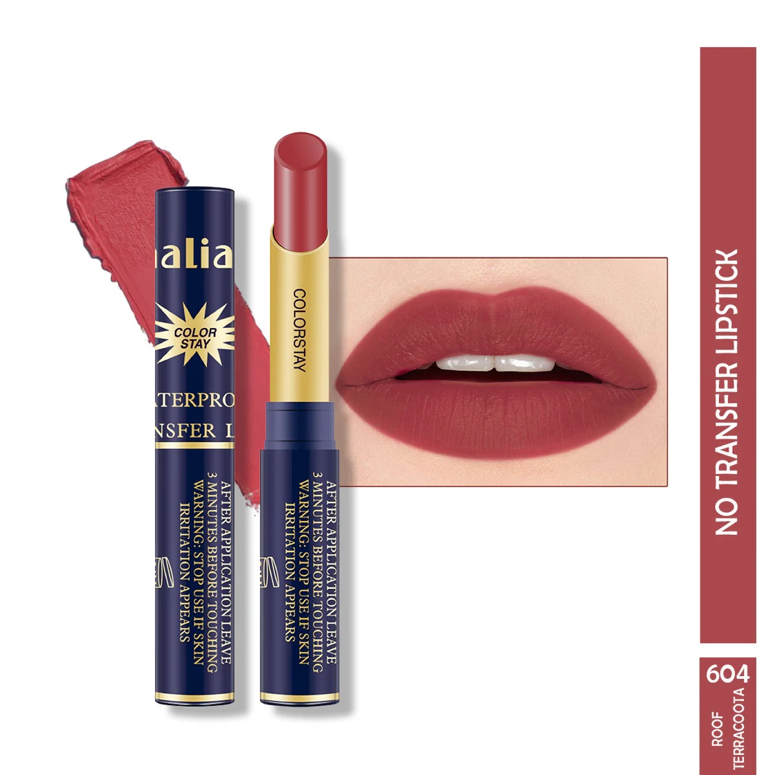 Maliao Colorstay Waterproof No-Transfer Lipstick - ROOF TERRACOTTA
