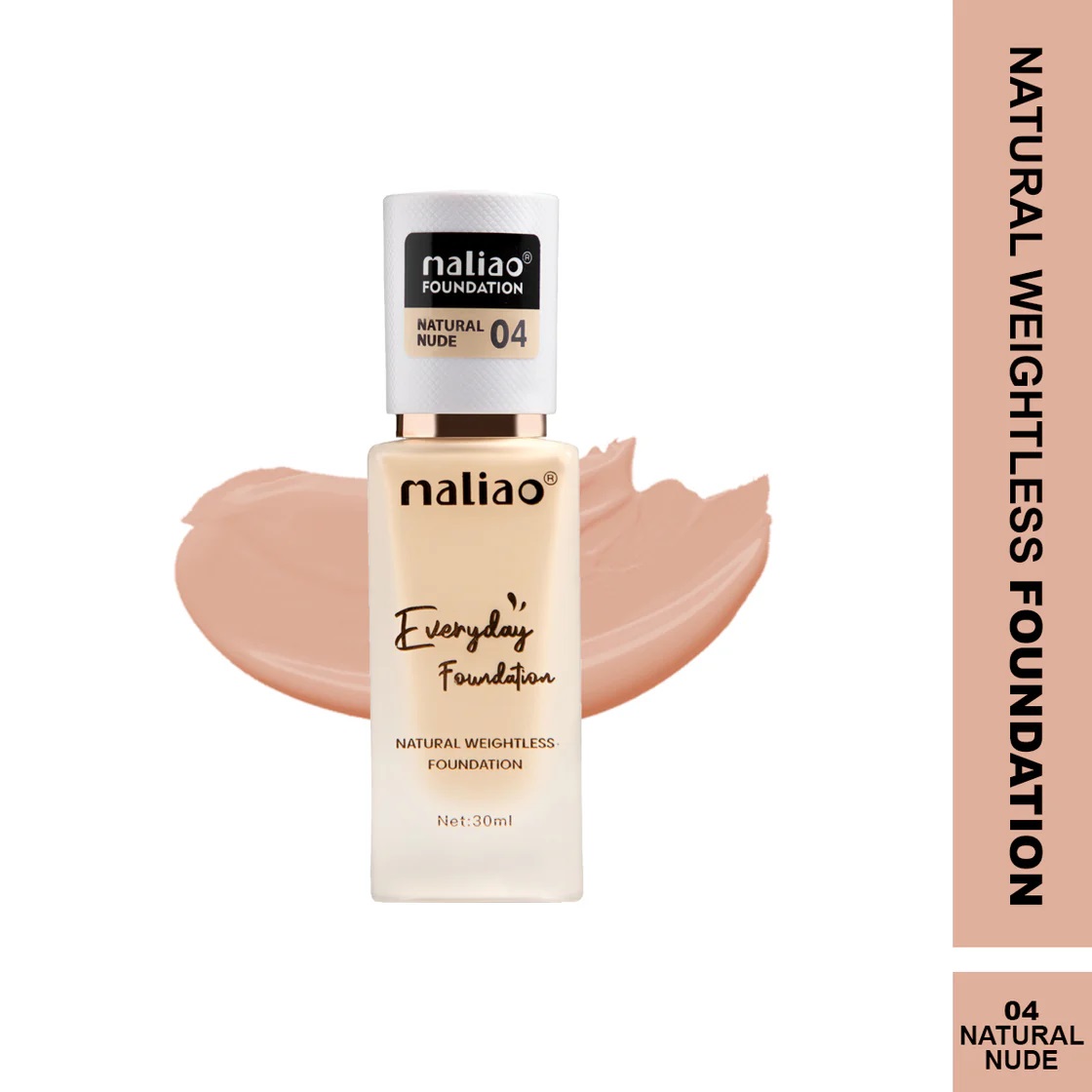 Maliao EVERYDAY Natural Weightless Foundation - Natural Nude
