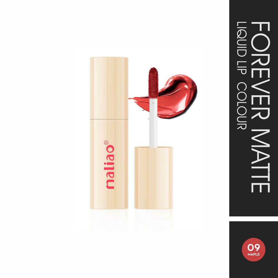 Maliao Forever Matte Liquid Lip Colour - 09 MAPLE