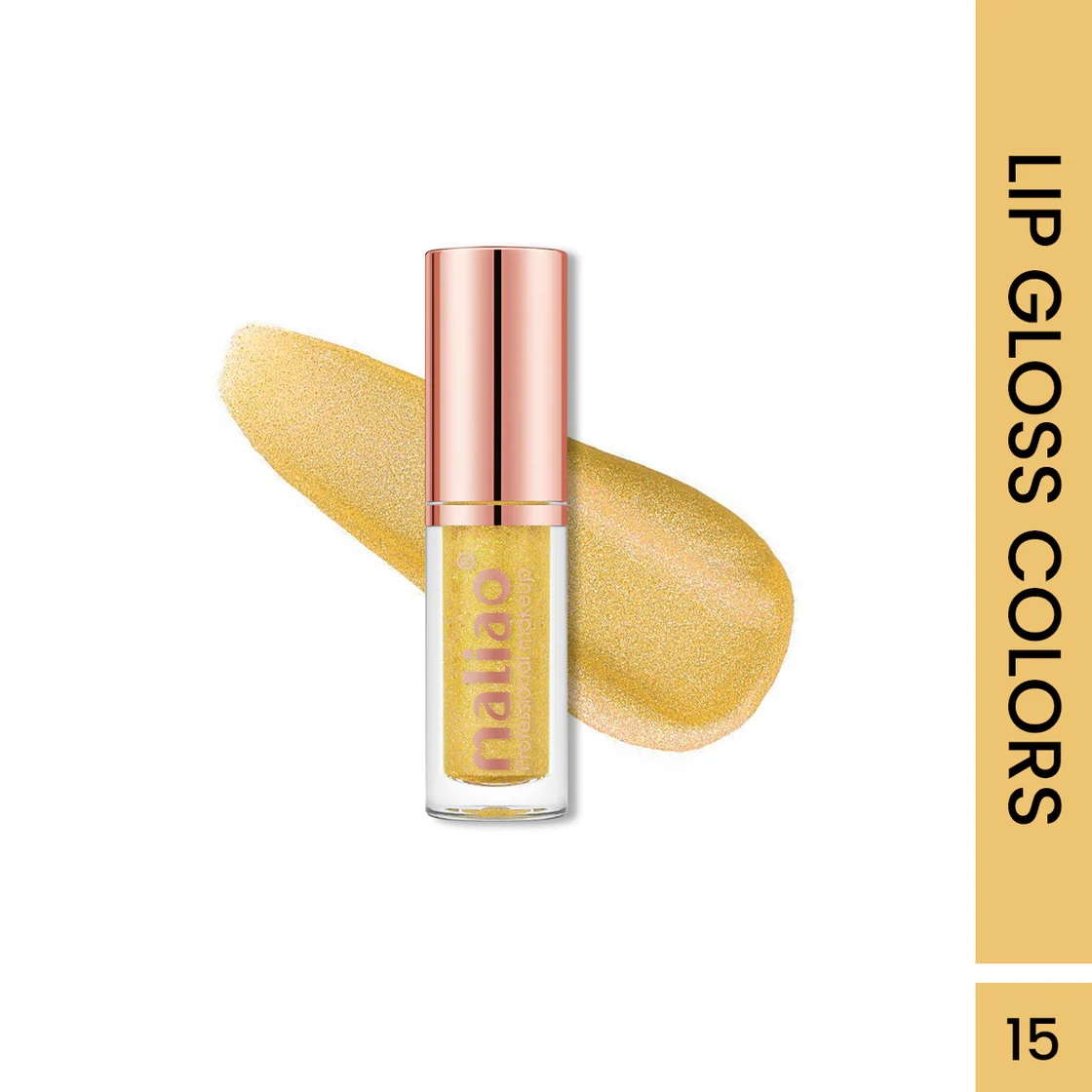 Maliao Glitter Lip Gloss - glitter gloss shade 15